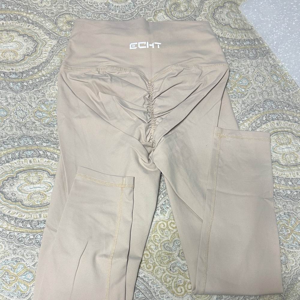 ECHT Taupe Scrunch Leggings
